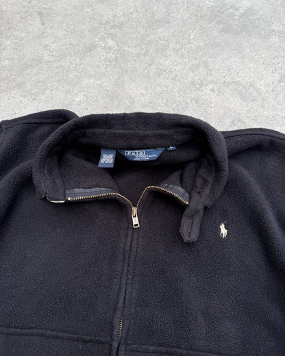 ralph lauren 1990s polartec fleece harrington jacket (l)