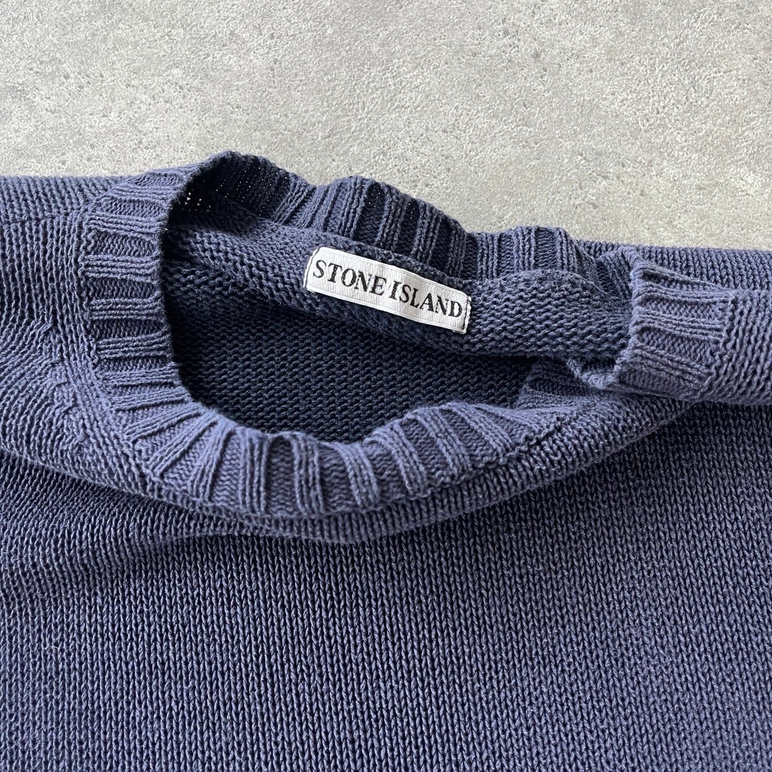 Stone Island RARE S/S 1999 heavyweight knitted jumper (M)