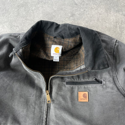 Carhartt 2014 J97 heavyweight blanket lined Detroit jacket (L)