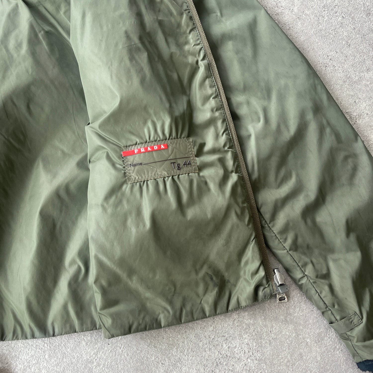 Prada Sport RARE 2000s technical padded bomber jacket (S)