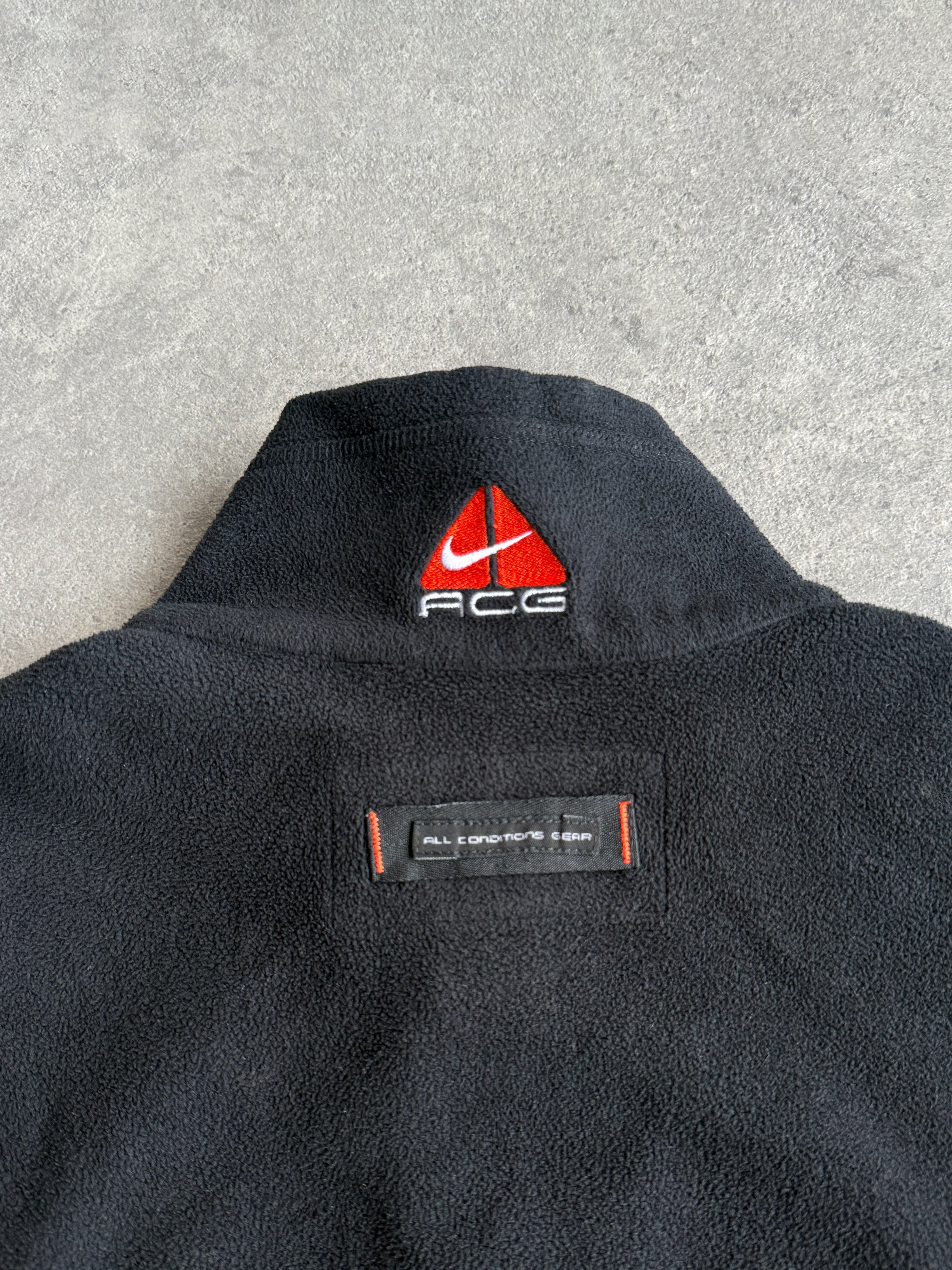 nike acg 1990s technical fleece vest jacket (xl)