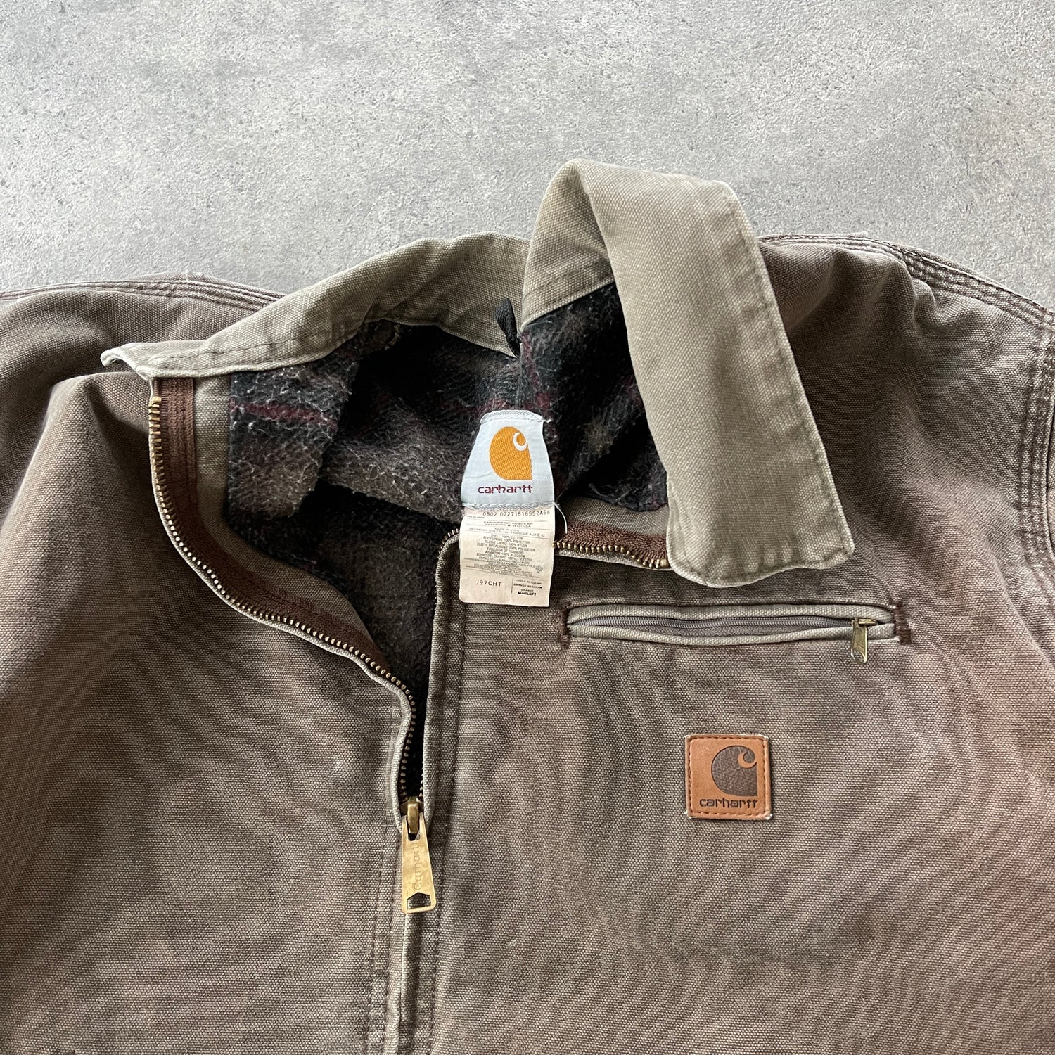 Carhartt RARE 2002 heavyweight blanket lined Detroit jacket (L)