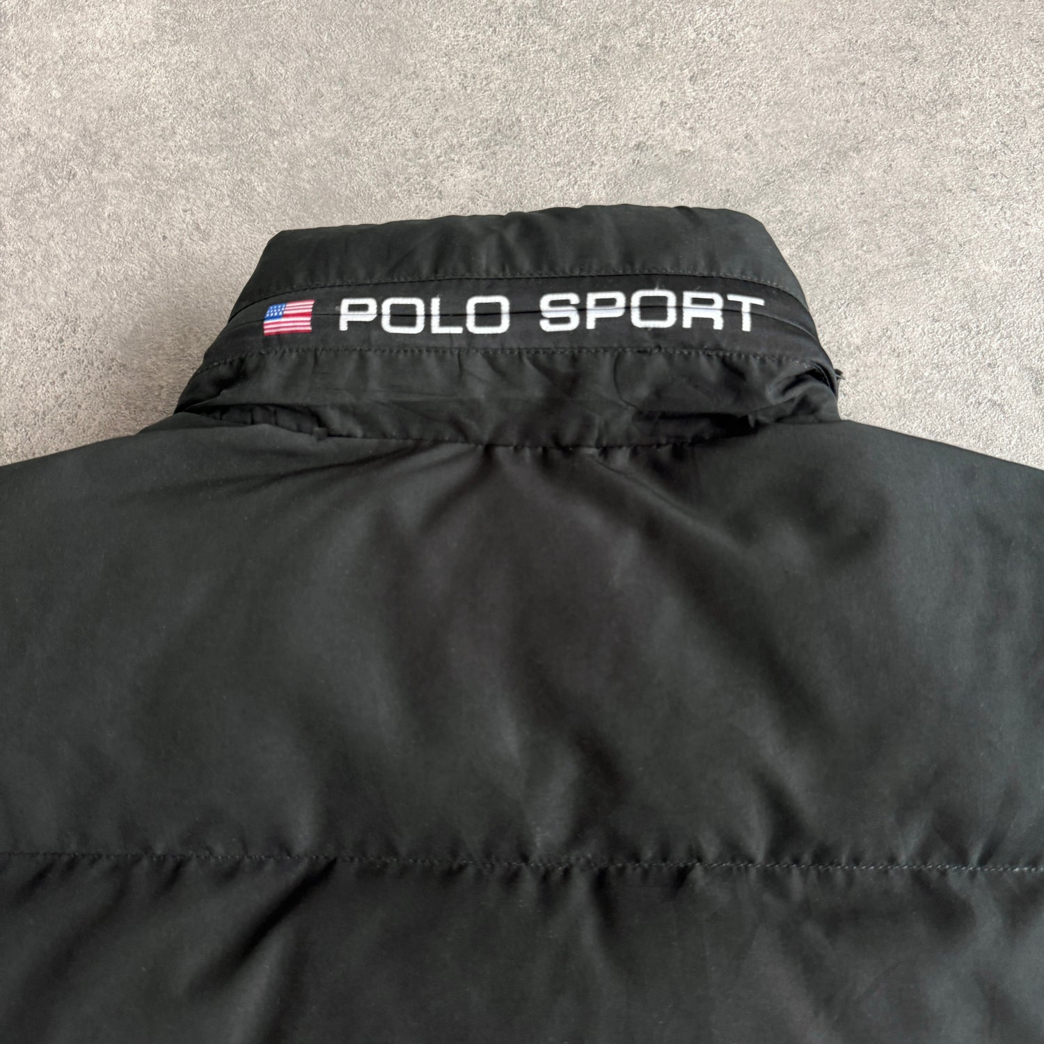 Polo Sport Ralph Lauren RARE 1990s fleece lined down filled puffer jacket (M)