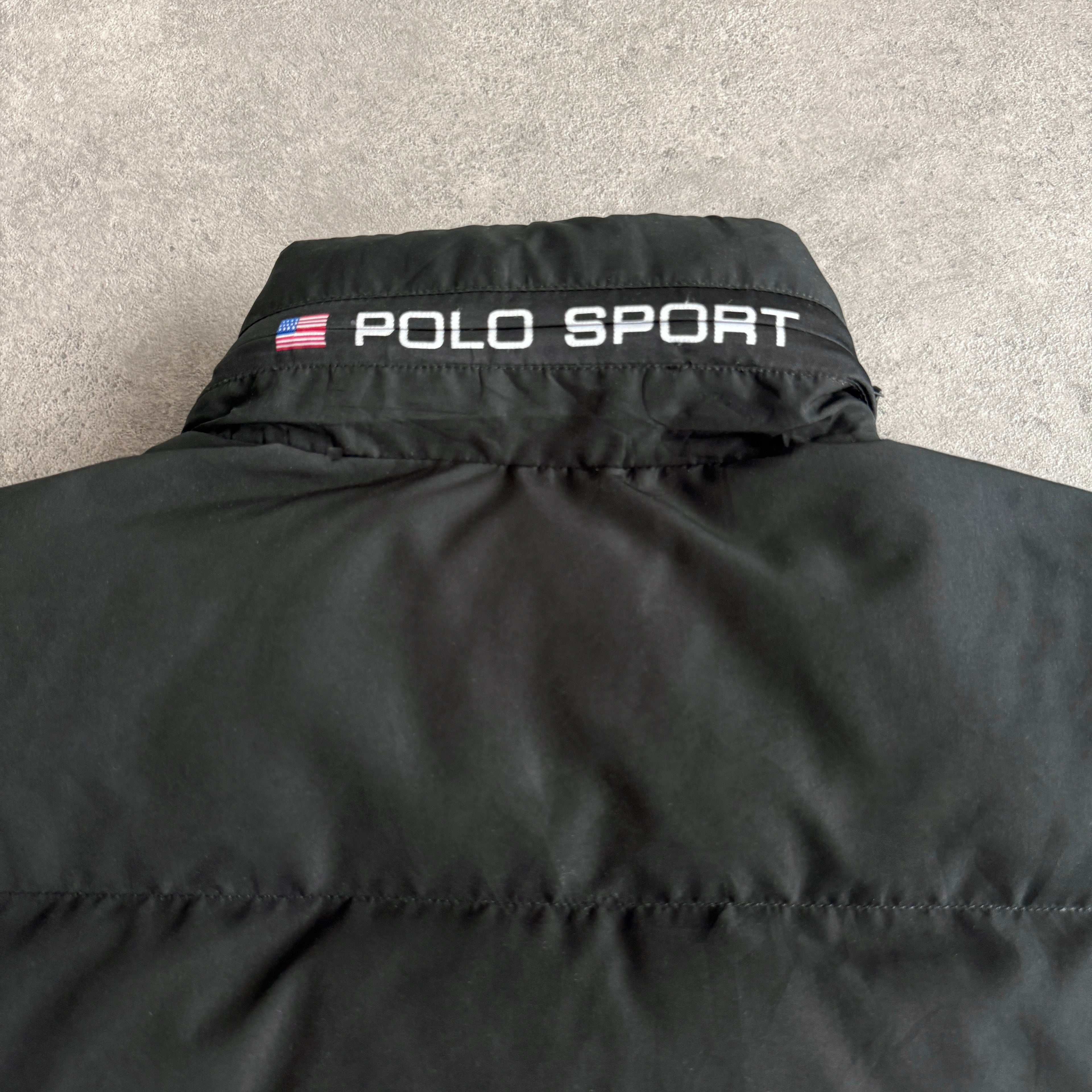 Polo Sport Ralph Lauren RARE 1990s fleece lined down filled puffer jacket (M)