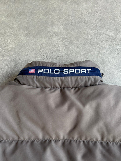 polo sport ralph lauren 1990s technical fleece lined puffer jacket (xl)