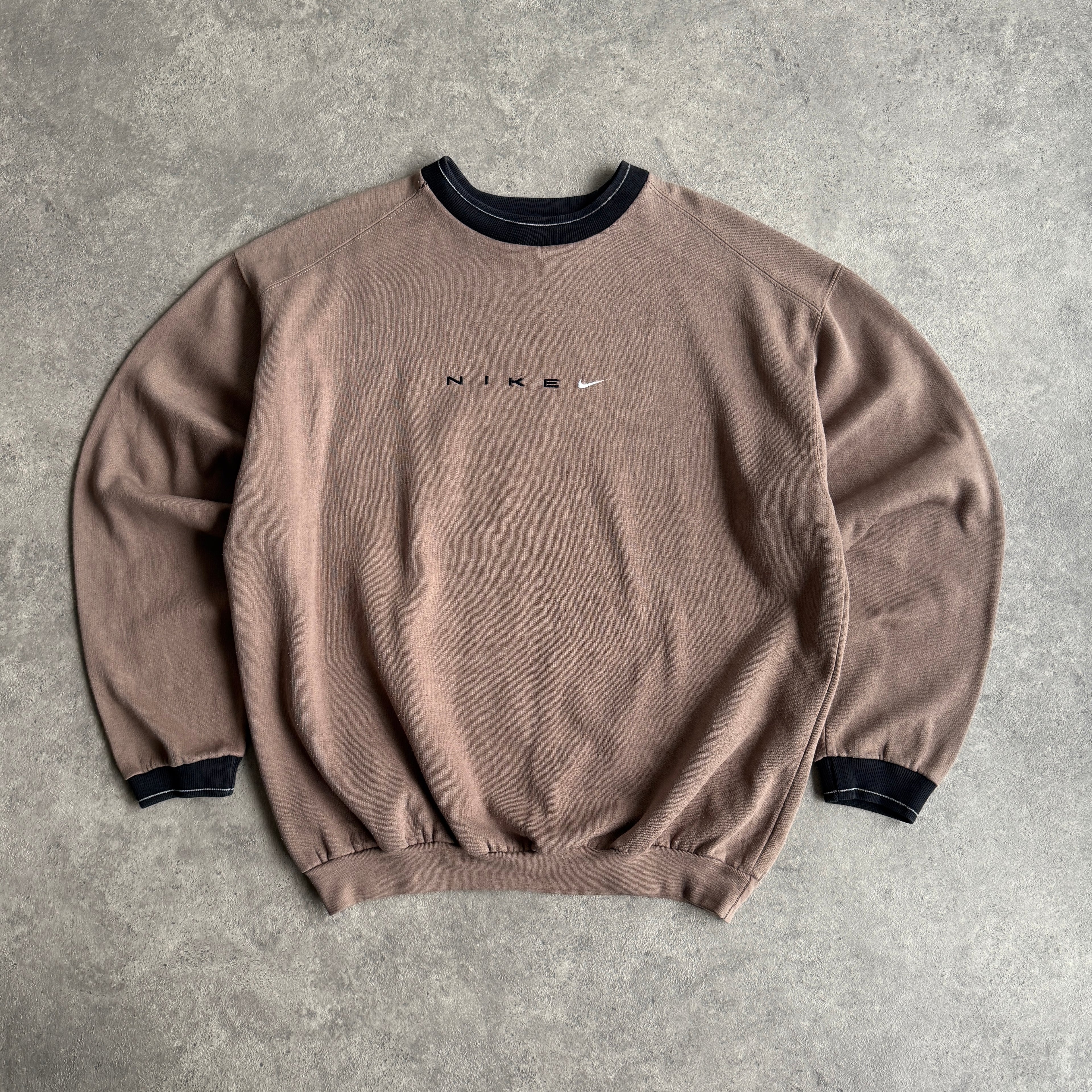 Nike 1990s heavyweight embroidered sweatshirt (XL)