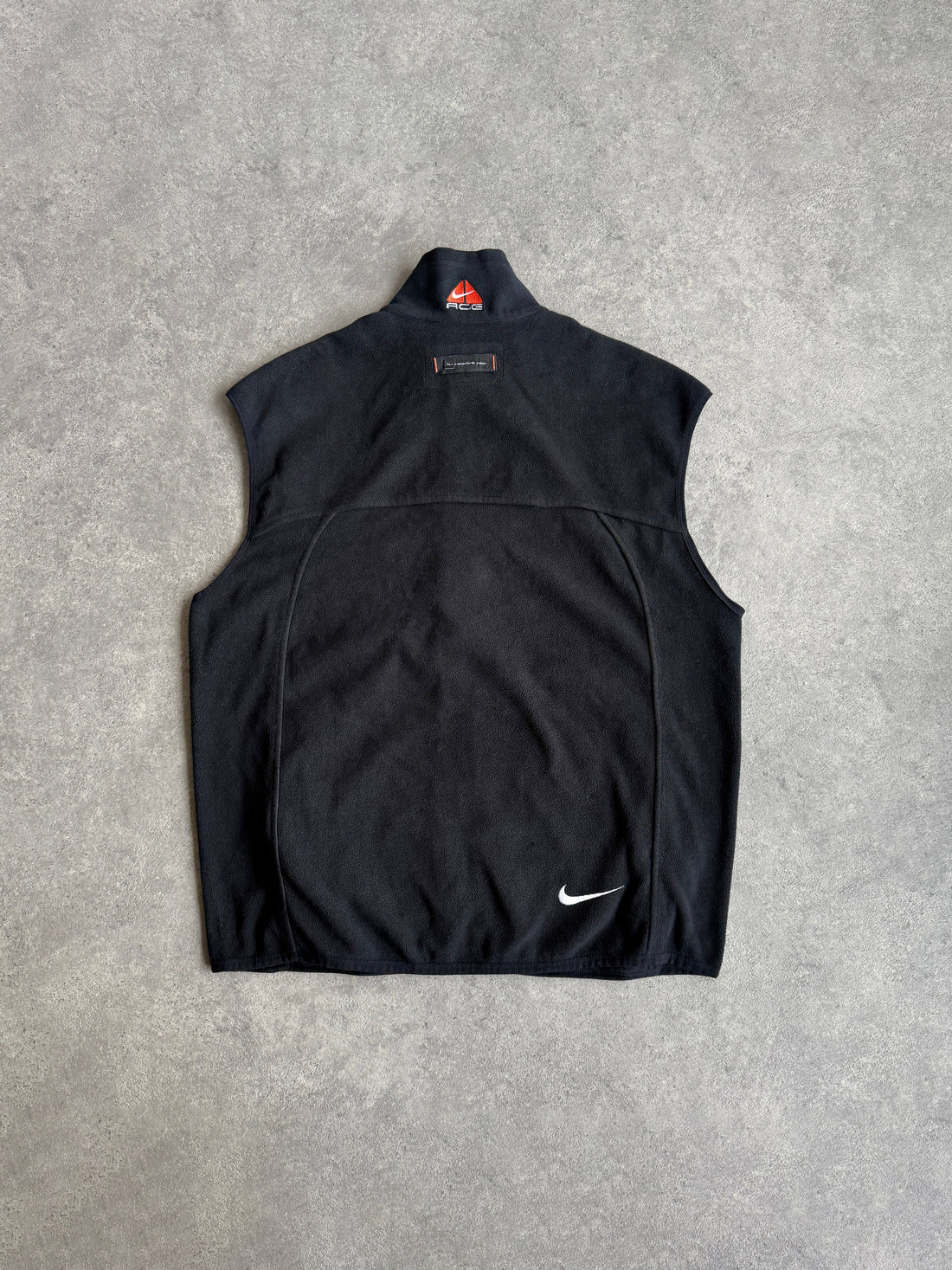 nike acg 1990s technical fleece vest jacket (xl)