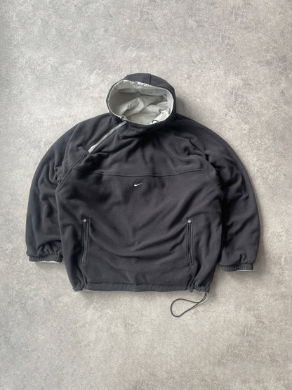 nike 2001 reversible asymmetric technical fleece pullover jacket (L)
