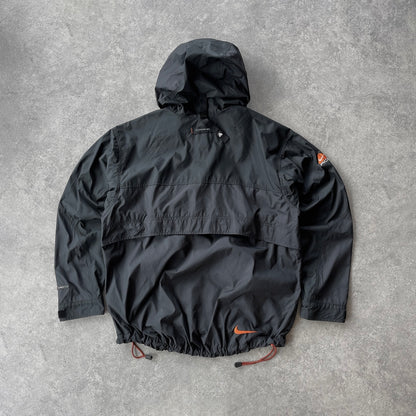 Nike ACG 1990s 1/2 zip technical lightweight packable shell jacket (L)