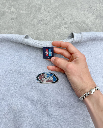 stussy 1990s heavyweight graphic sweatshirt (m)