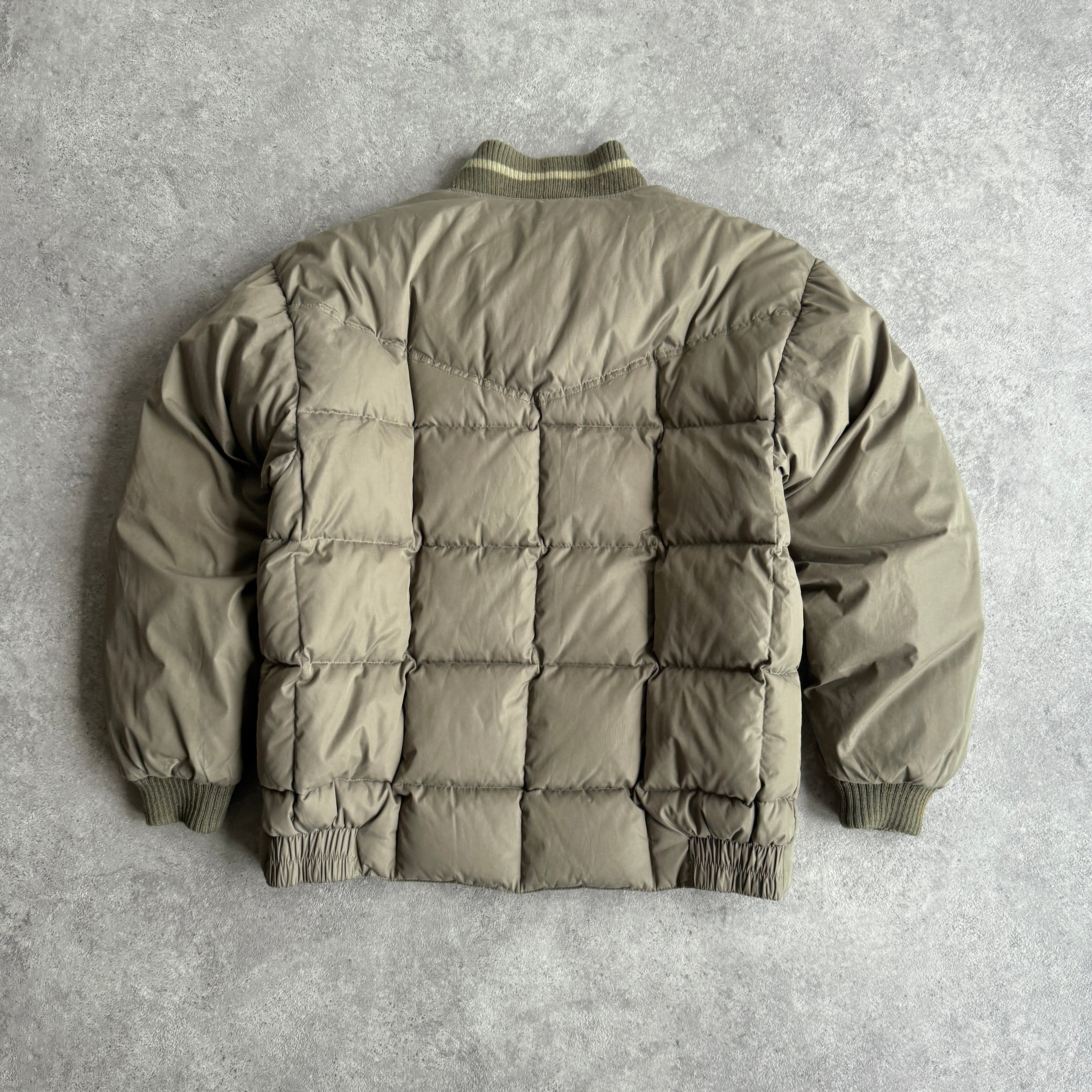 Stussy Outdoor RARE 1990s down fill puffer bomber jacket (M)