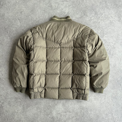 Stussy Outdoor RARE 1990s down fill puffer bomber jacket (M)