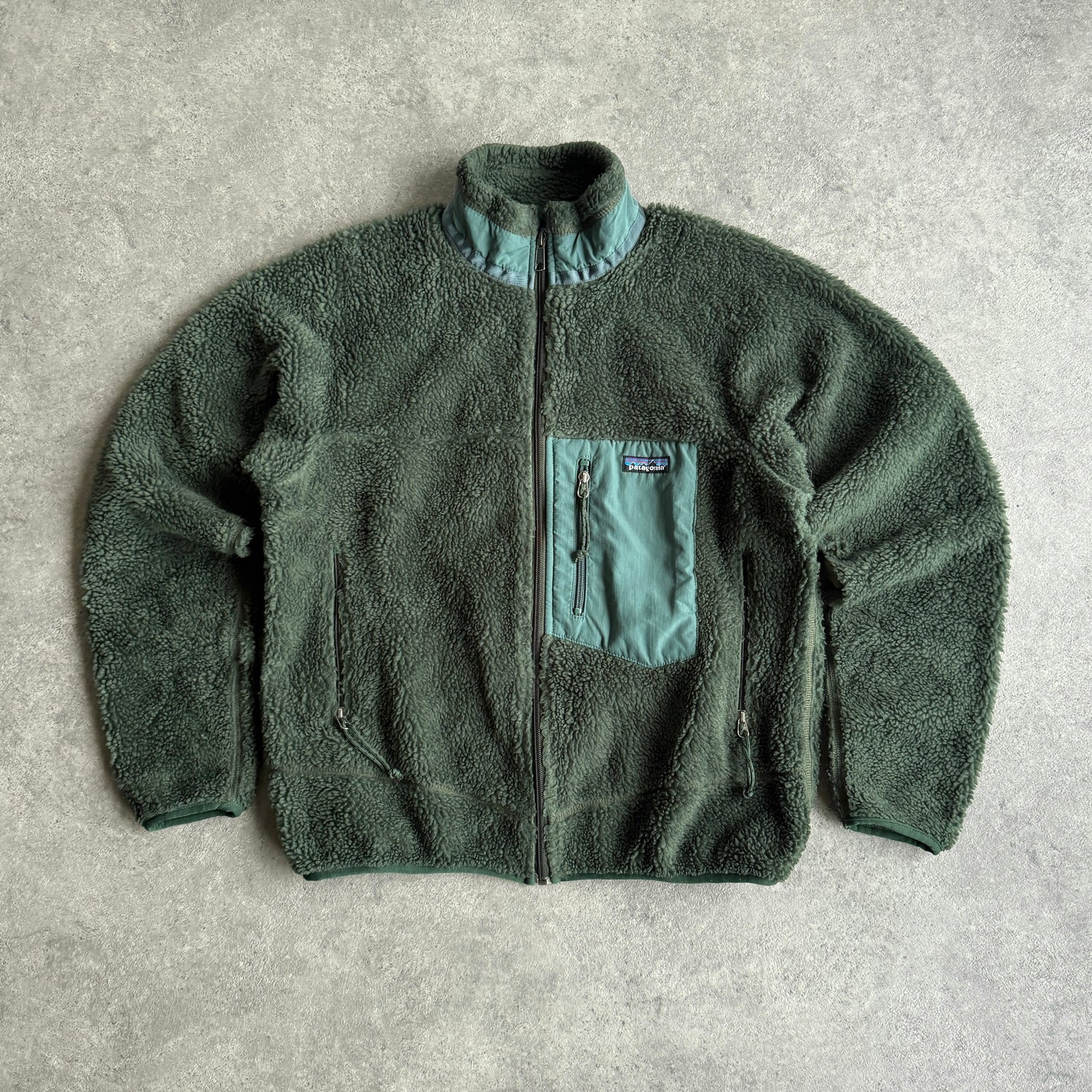 Patagonia 2001 Retro-X deep pile sherpa fleece jacket (M)