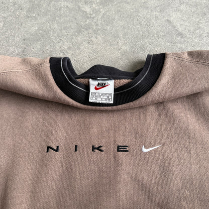 Nike 1990s heavyweight embroidered sweatshirt (XL)
