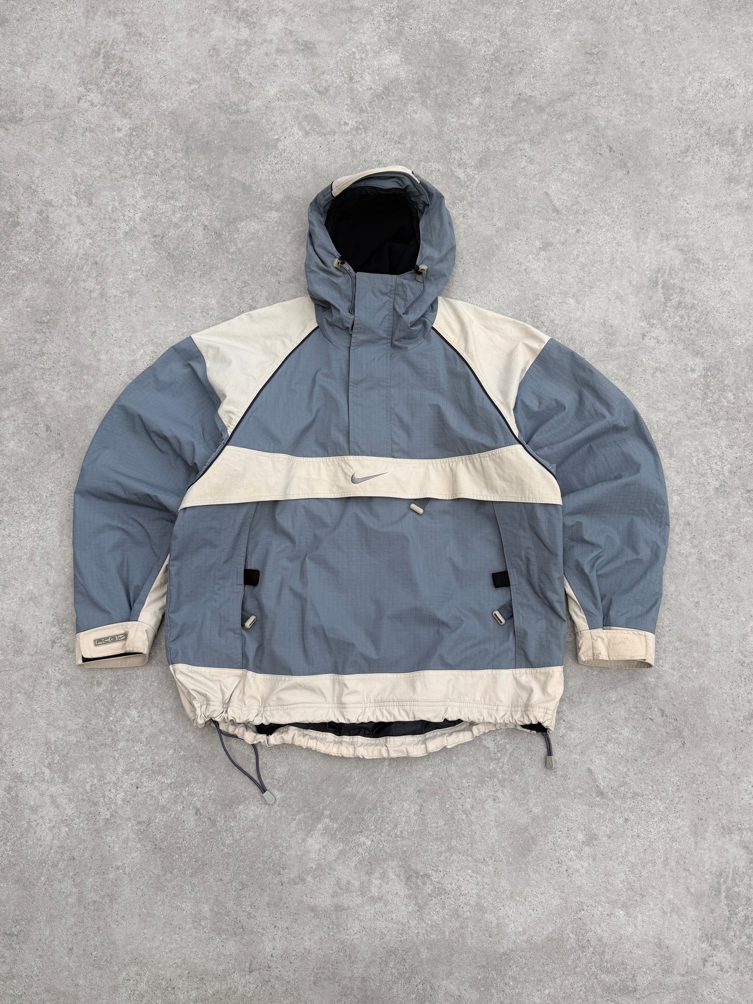 nike acg 1998 storm fit heavyweight technical pulllver jacket (xl)