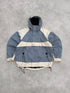 nike acg 1998 storm fit technical pullover jacket in blue grey bone, front view