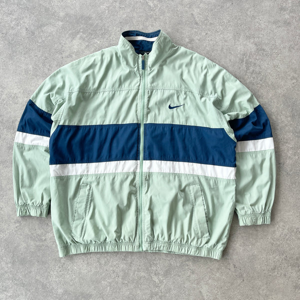 Nike 1990s lightweight embroidered track jacket (XL)