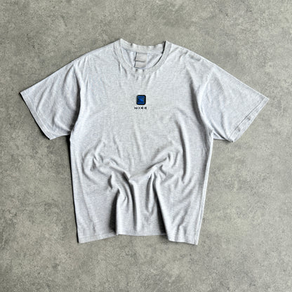 Nike Shox 2000s heavyweight spellout graphic t-shirt (L)