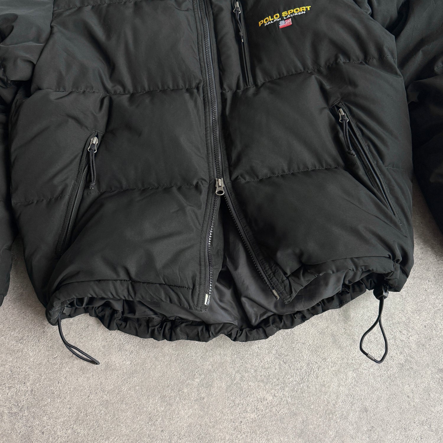 Polo Sport Ralph Lauren RARE 1990s fleece lined down filled puffer jacket (M)