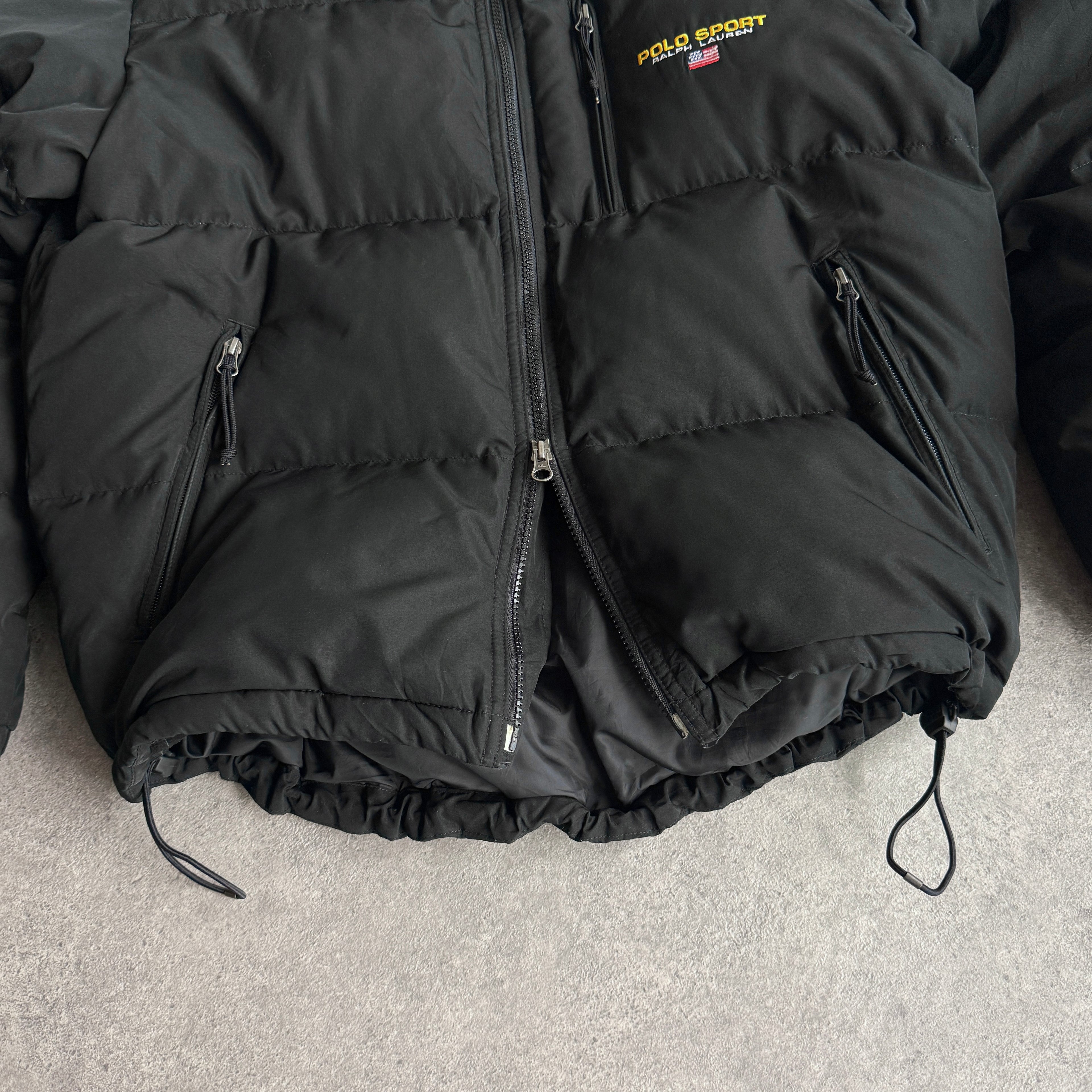 Polo Sport Ralph Lauren RARE 1990s fleece lined down filled puffer jacket (M)