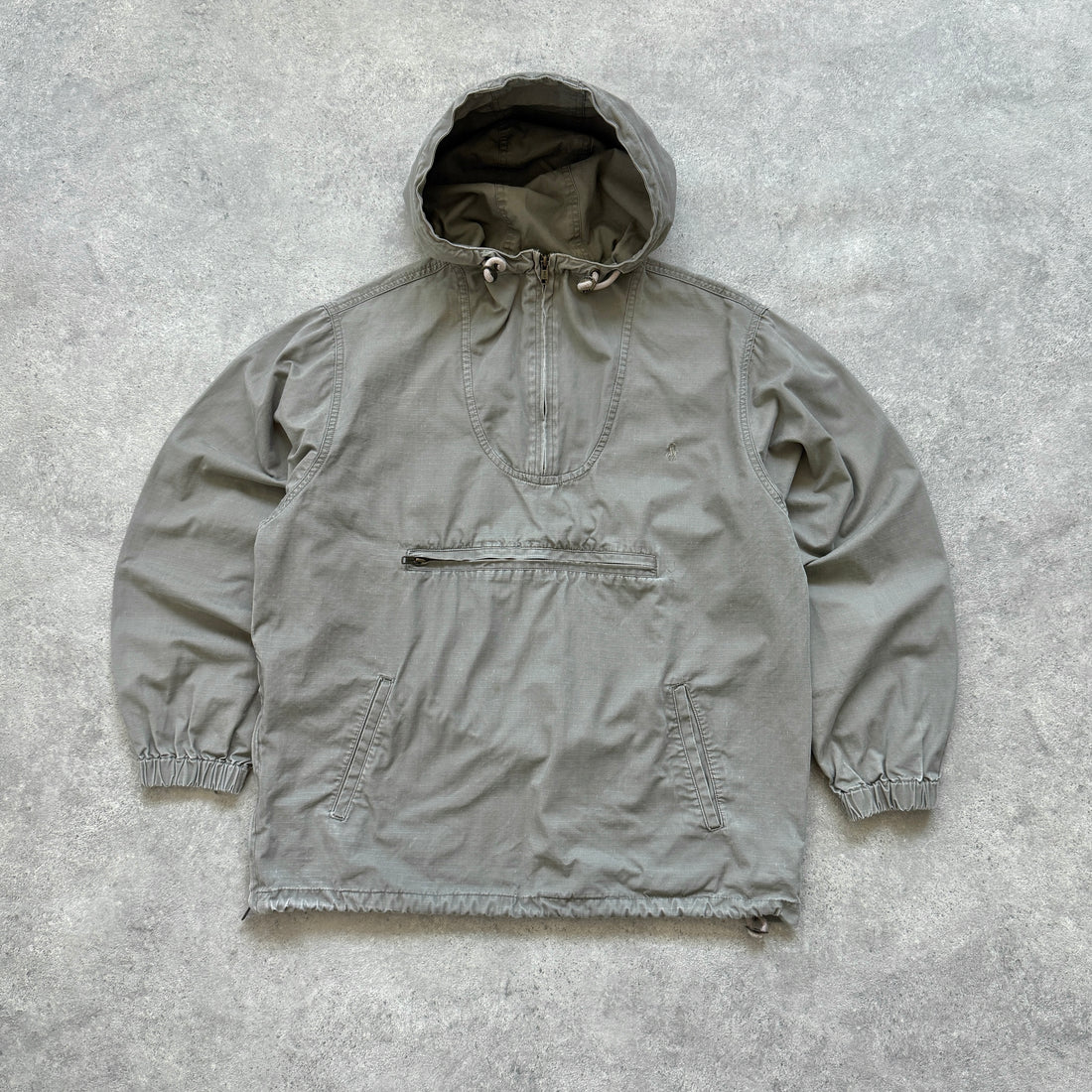 Ralph Lauren RARE 1990s 1/4 zip technical ripstop jacket (M)