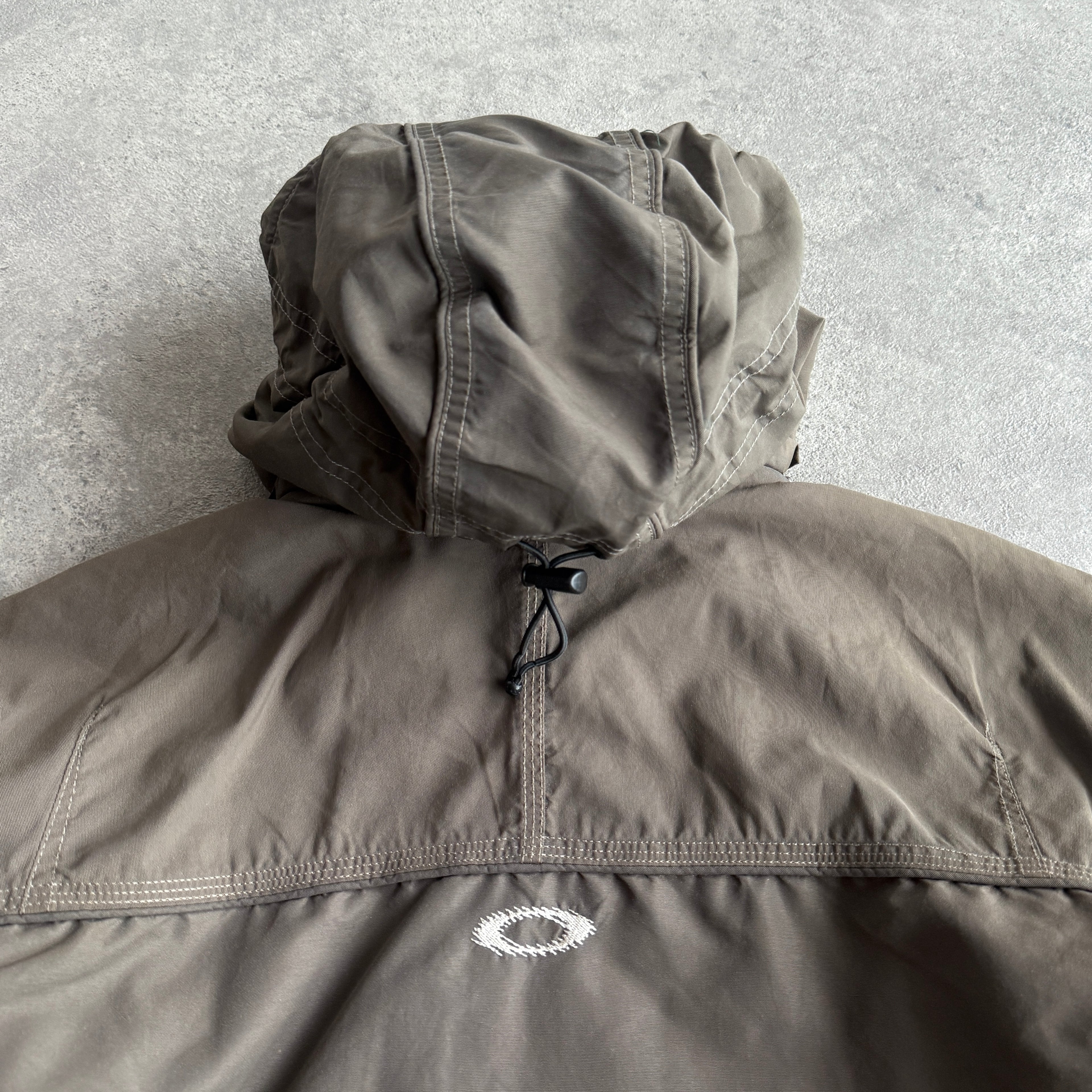 Oakley Software RARE 2000s heavyweight waterproof technical jacket (M)