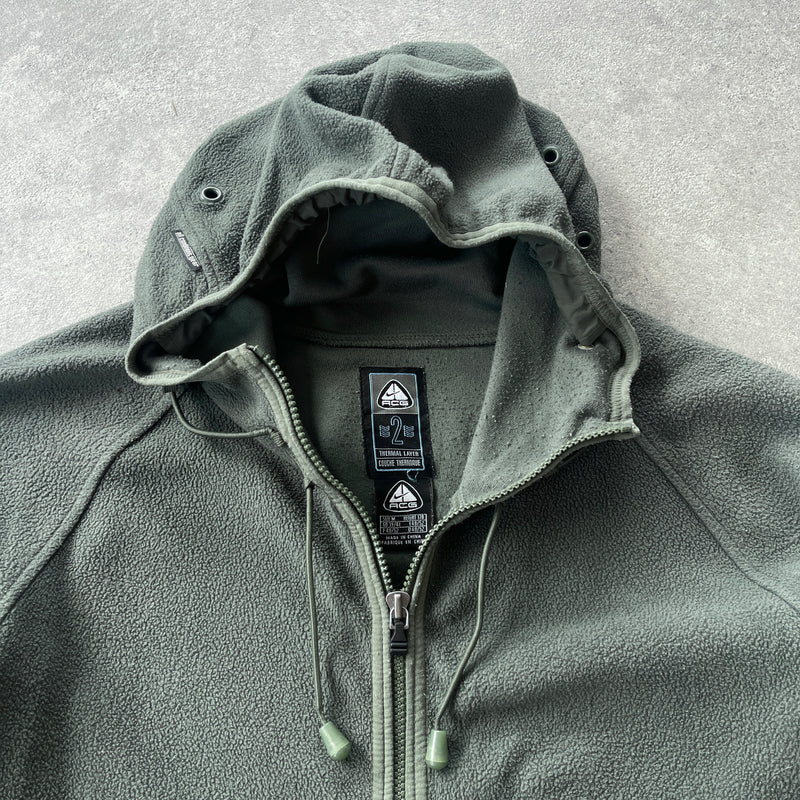 Nike ACG 2000s technical double zip fleece jacket (M)