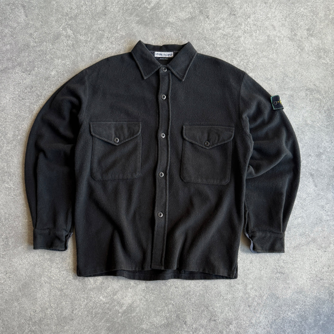 Stone Island RARE A/W 1997 heavyweight fleece jacket (M)