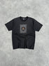 nike acg 2001 heavyweight graphic t-shirt in black, front view