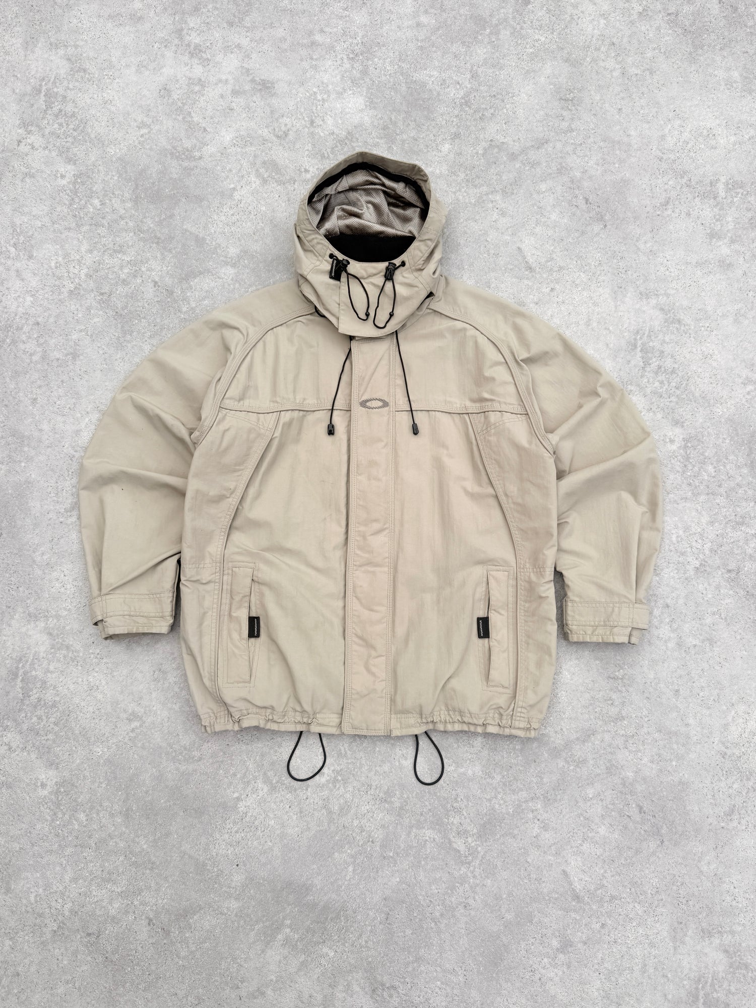 oakley software 2000s heavyweight technical waterproof jacket (m)