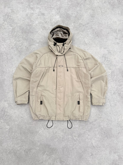 oakley software 2000s heavyweight technical waterproof jacket, front view