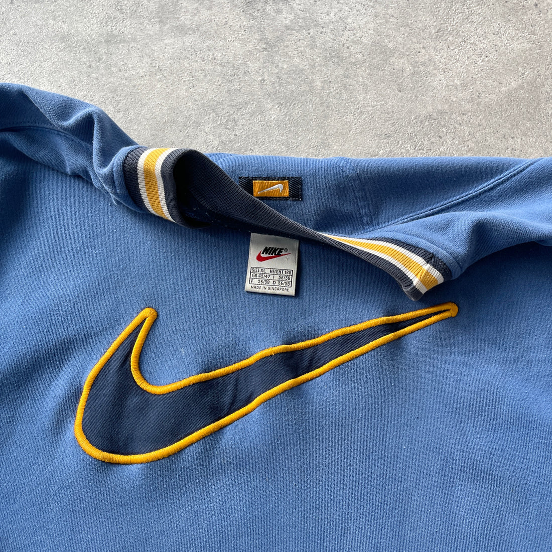 Nike 1990s heavyweight embroidered sweatshirt (XL)