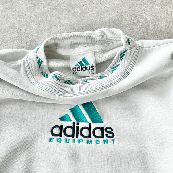 Adidas Equipment 1990s heavyweight embroidered sweatshirt (M)