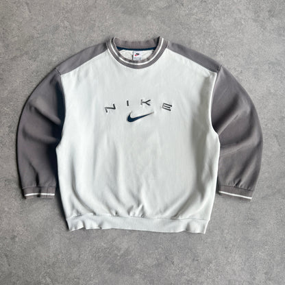 Nike 1990s heavyweight embroidered sweatshirt (XL)