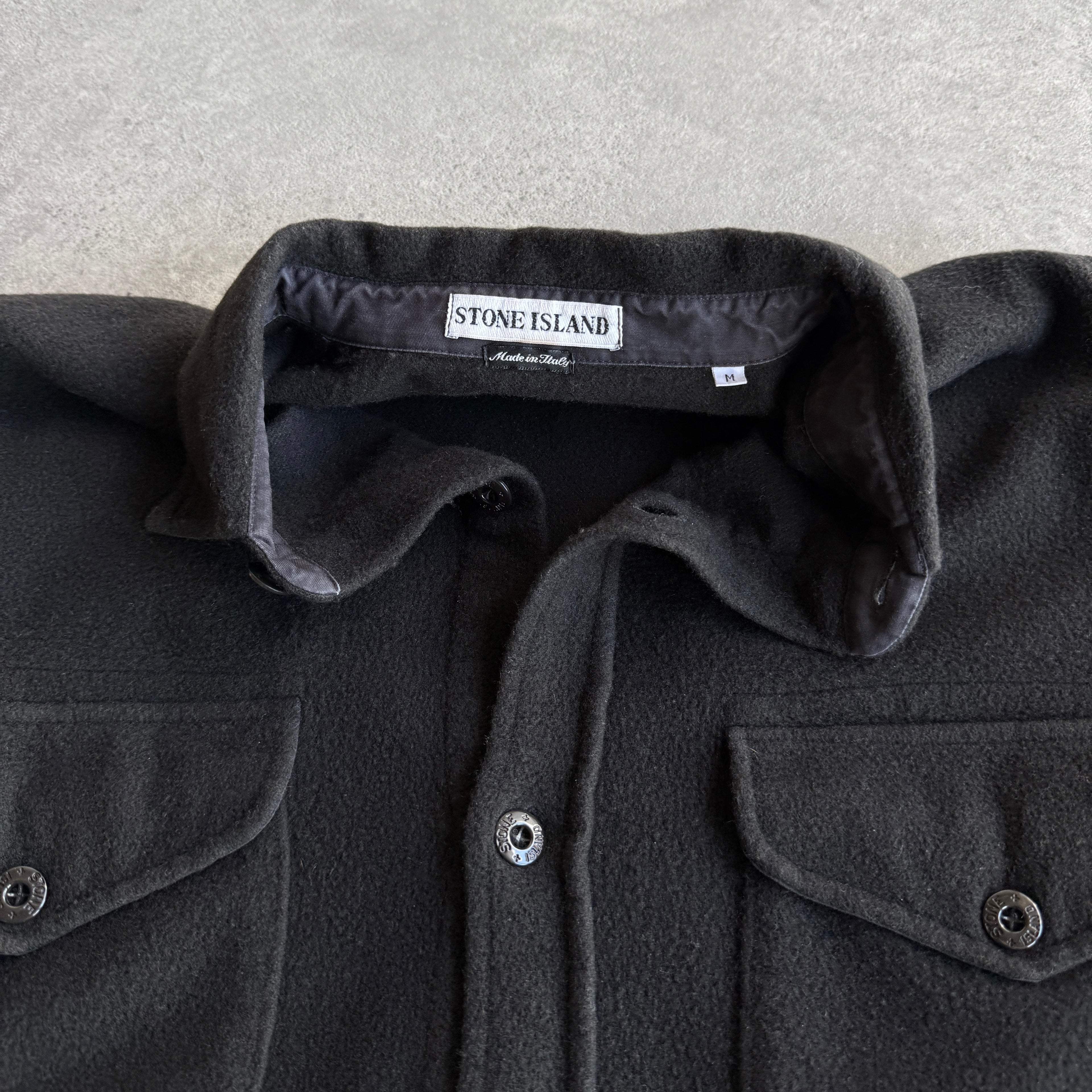 Stone Island RARE A/W 1997 heavyweight fleece jacket (M)