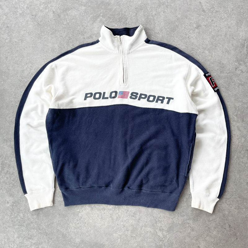 Polo Sport Ralph Lauren RARE 1990s heavyweight spellout sweatshirt (L)