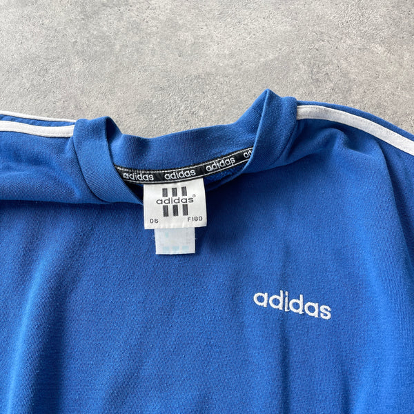 Adidas 1990s heavyweight embroidered sweatshirt (M)