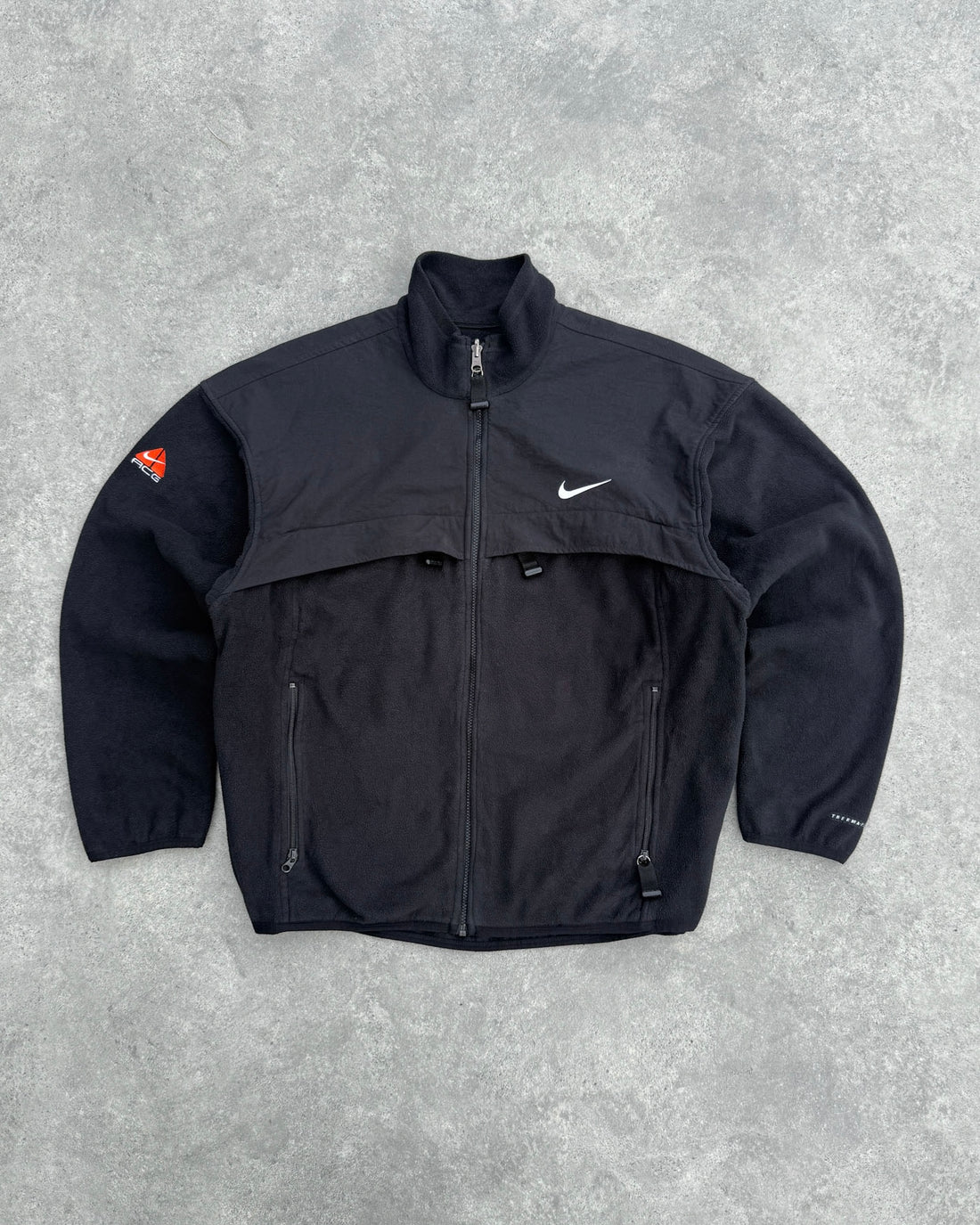 nike acg 1998 polartec heavyweight fleece jacket (l)