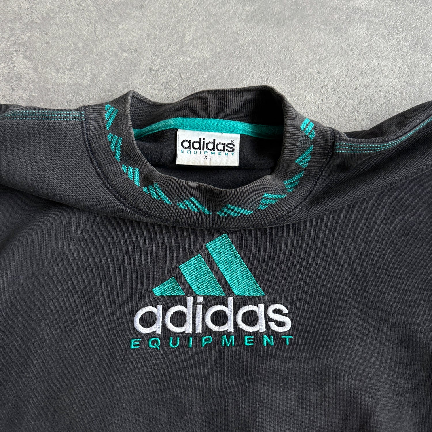 Adidas Equipment 1990s heavyweight embroidered sweatshirt (XL)
