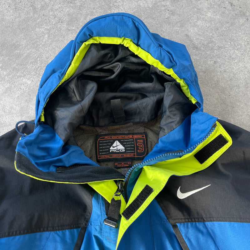 Nike ACG 1990s storm-fit heavyweight waterproof technical jacket (M)