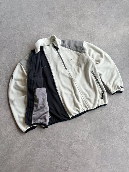 nike acg 1990s technical dual zip polartec fleece (xl)