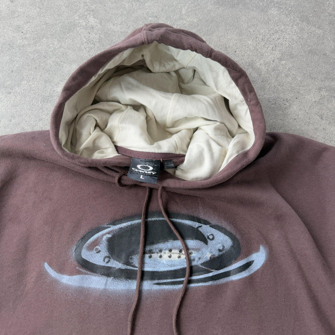 Oakley 2000s heavyweight graphic hoodie (L)