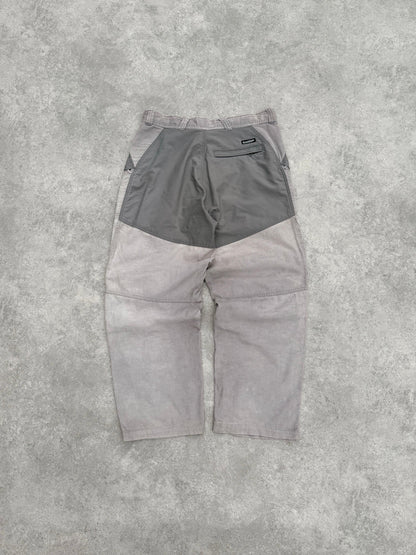 nike acg 2000s technical corduroy cargo trousers, knee panel detail