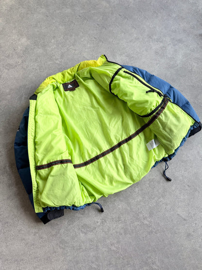 nike acg 1998 technical down fill puffer jacket, zip pocket detail