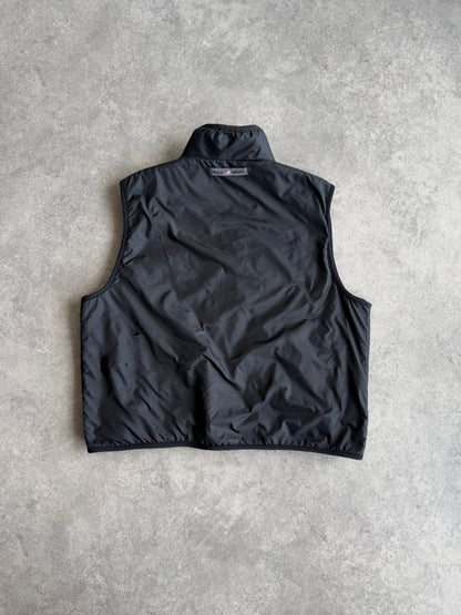 polo sport ralph lauren 1990s reversible technical fleece, collar and zip detail