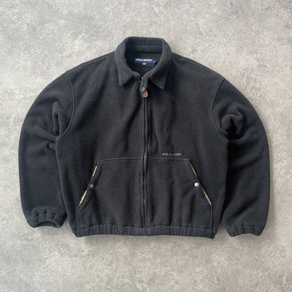 Polo Sport Ralph Lauren 1990s heavyweight fleece harrington jacket (L)