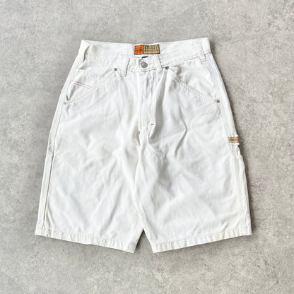 Stussy Outdoor 1990s script spellout jorts (30”)