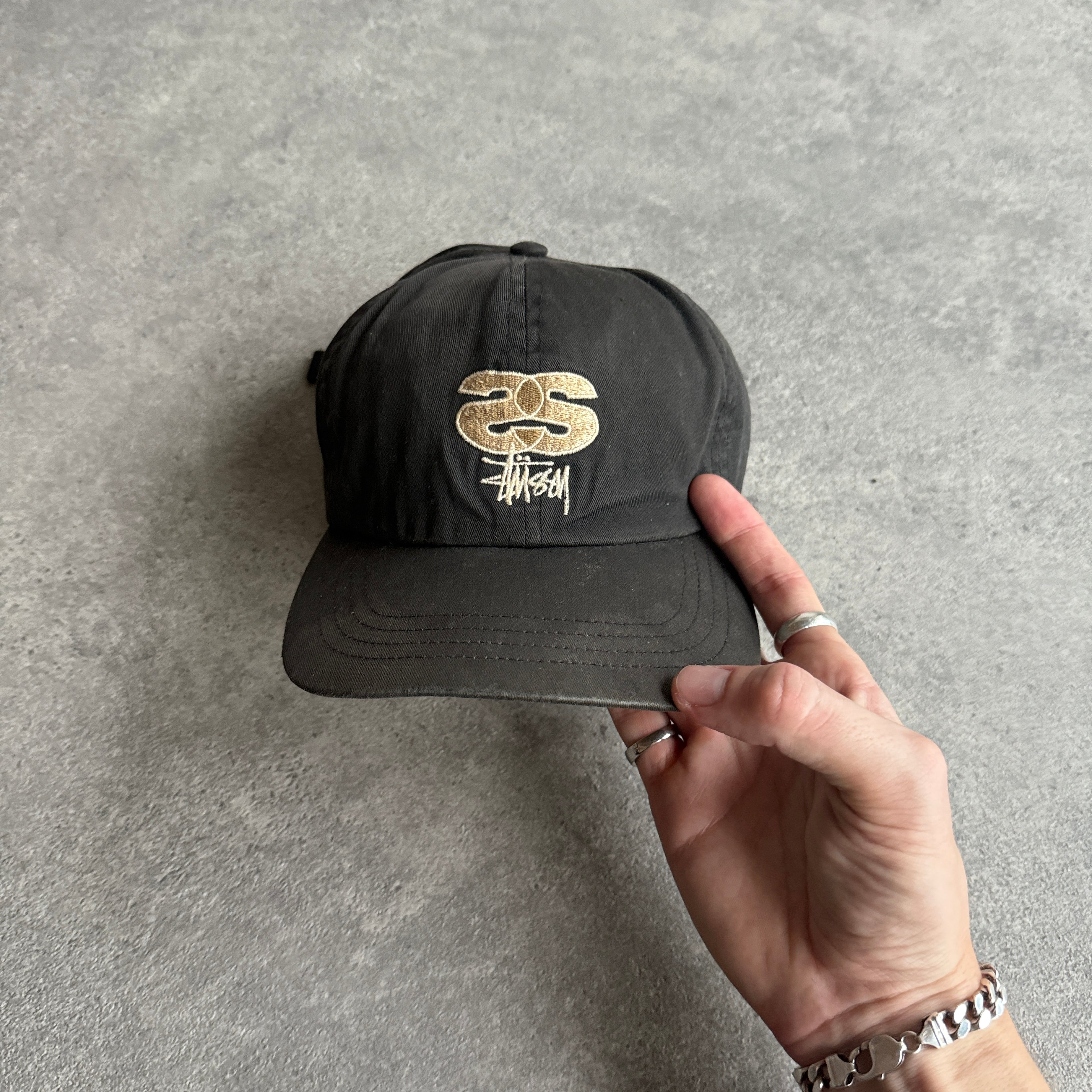 Stussy 1990s ‘SS’ script logo embroidered cap