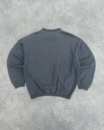 adidas equipment 1990s heavyweight embroidered sweatshirt, sleeve patch detail