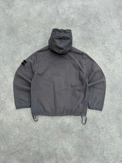 stone island s/s 1999 garment dyed lightweight hooded jacket (s)
